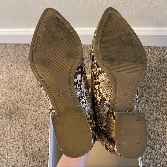 A new day Snakeskin Ankle Booties with Zipper - Picture 11 of 11